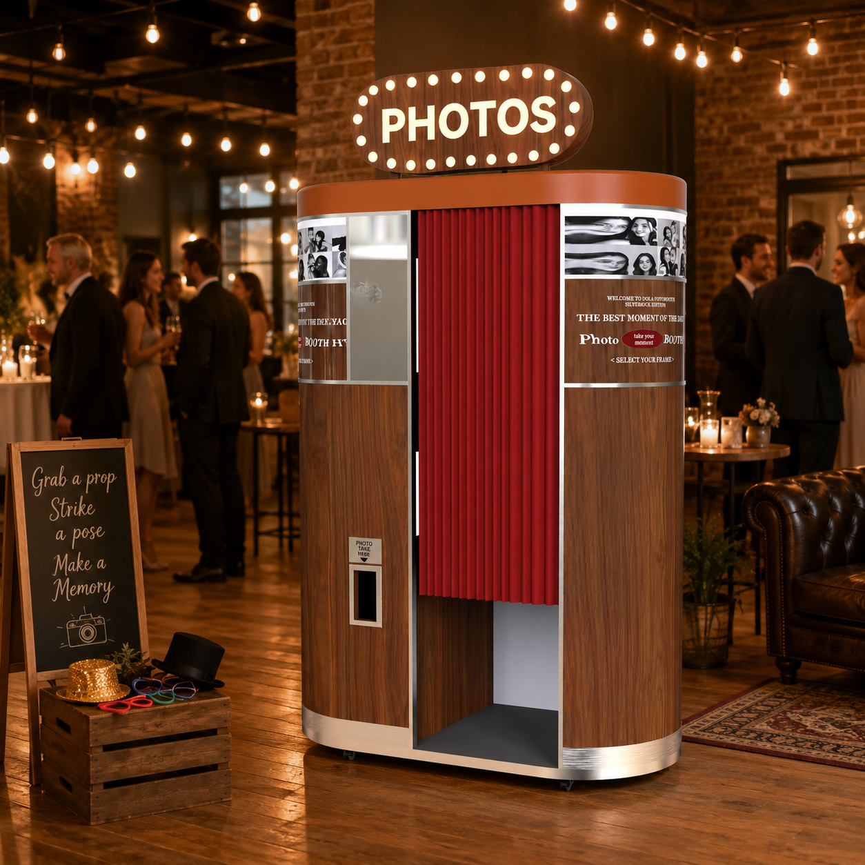 Wooden Photo Booth