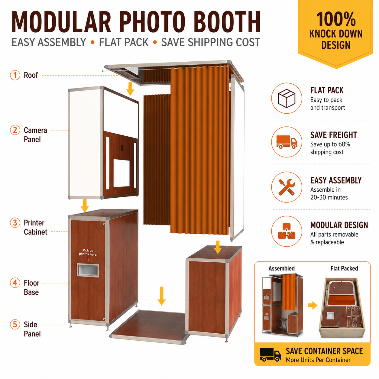 Wooden Photo Booth