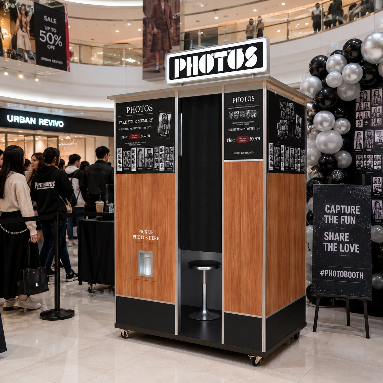 Wooden Photo Booth