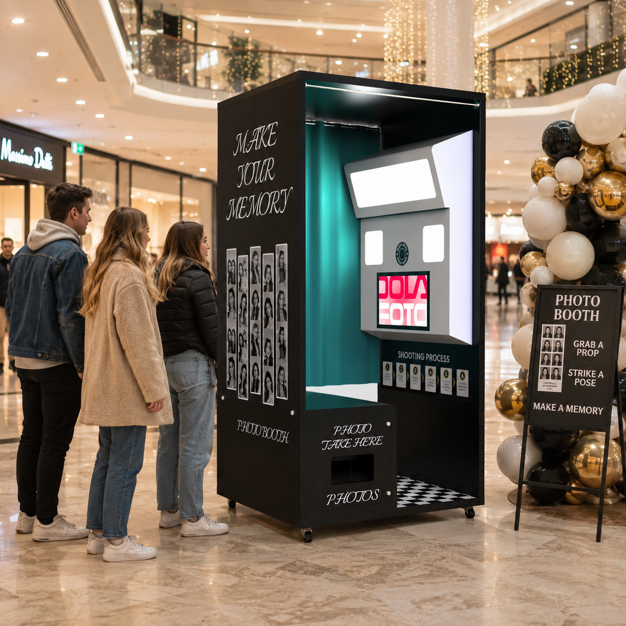Wooden Photo Booth