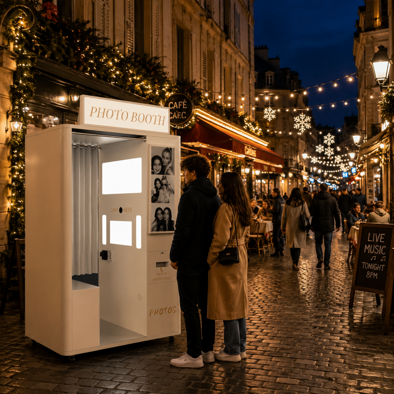 Wooden Photo Booth