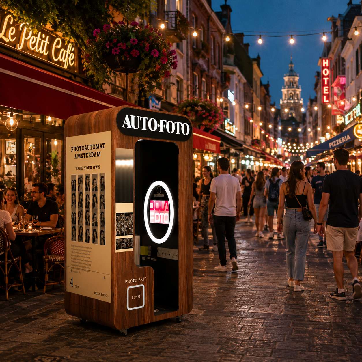 Wooden Photo Booth