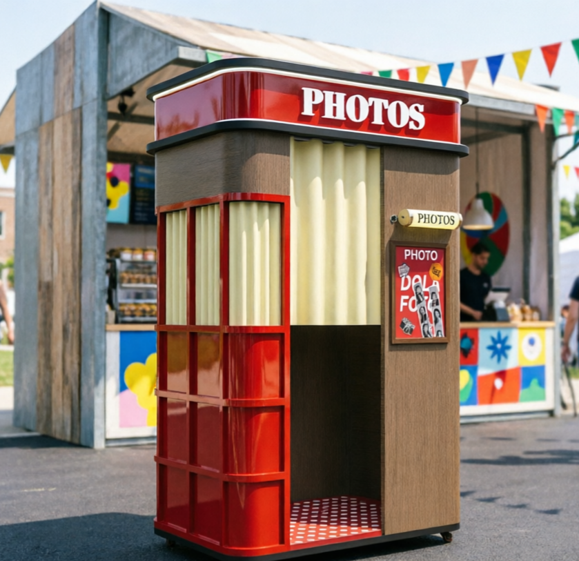Wooden Photo Booth