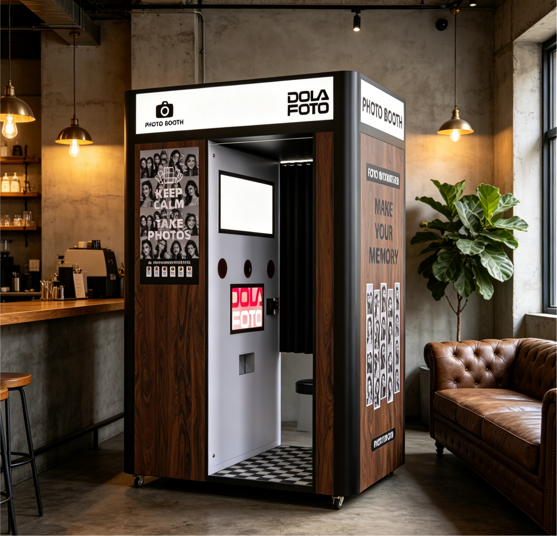 Wooden Photo Booth