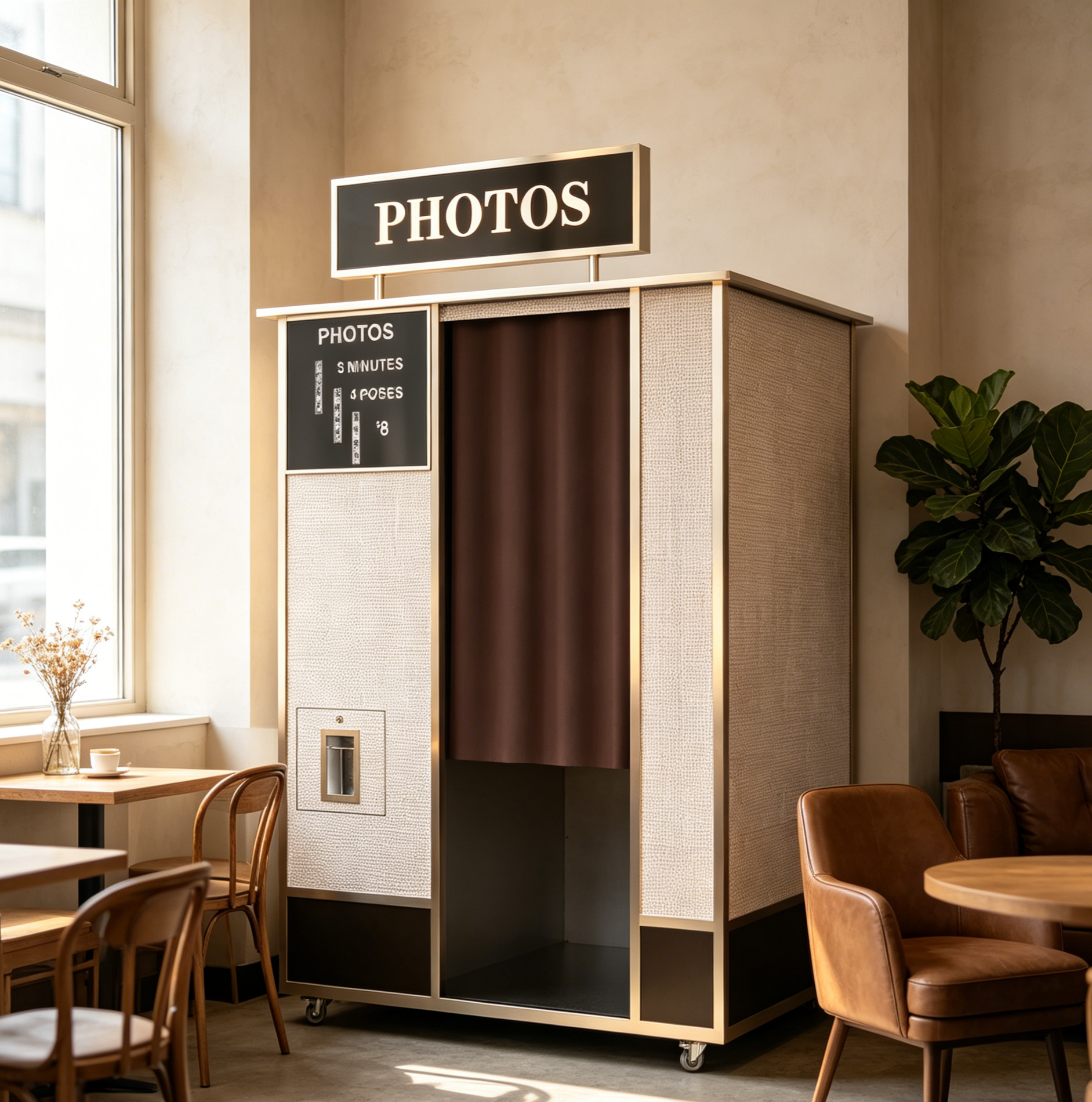 Wooden Photo Booth